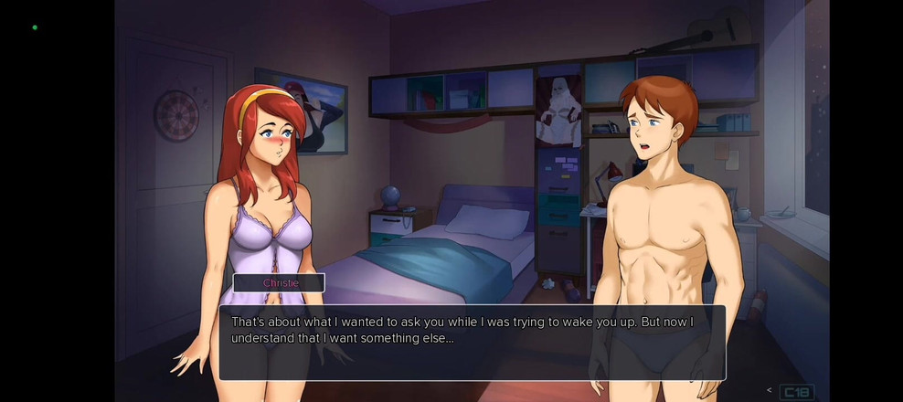 The anime king: Sorellastra con le mutandine a letto
