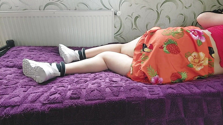 Kitty_Cross: How Femboys Bed Time in Feminine Outfit White Pretty Young...