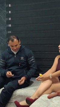 Hot Latina: I Catch My Friends Roommate Masturbating and She Begs Me for a Real Creampie