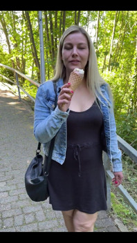How Most Ladies Eat Ice Cream in Front of the Camera Vs. How I Do It in Front of the Camera