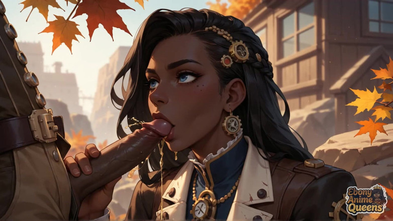 Ebony Anime Queens: 蒸気動力の恋愛において、熱くてクールな暗い色調の女神は厄介です!