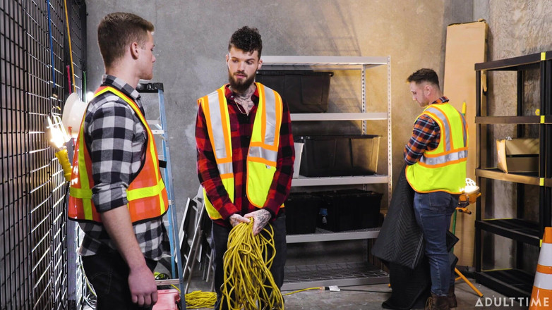 Heteroflexible: Heteroflexibil - Hatler Gurius și Blain O'Connor poftește pentru Jonathan Taylor în sex în...