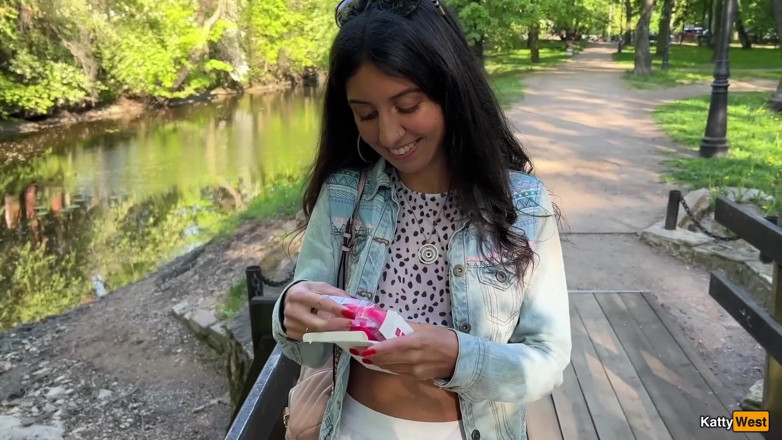 Katty West: My Friend Controls My Orgasms in Public with a Toy...