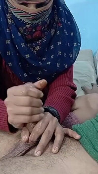 デジパキスタンのティーンの女の子からのXXX手コキ