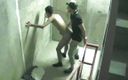 Crunch Boy: Twink fodida por garoto escamoso em prédios na escadalho