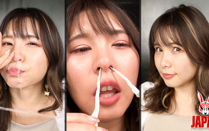 Japan Fetish Fusion: Aina Nagase eindigt met haar gezicht gedrenkt in haar eigen...