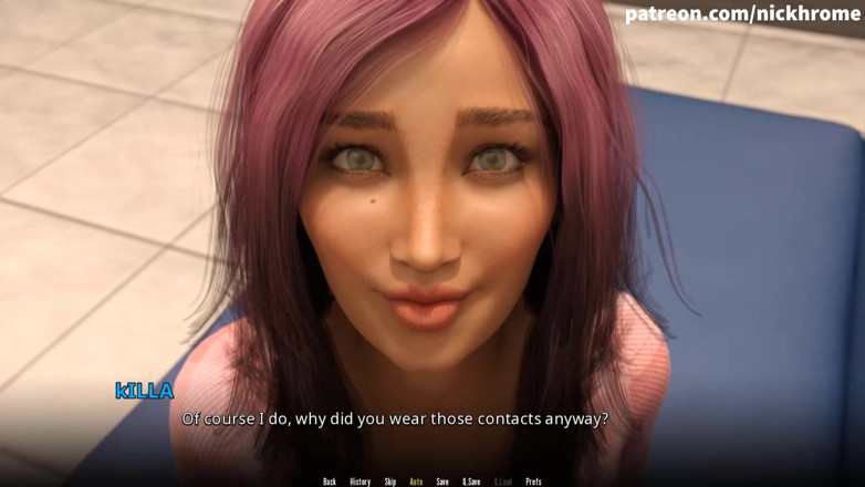 Visual Novels: WVM yıldızlar Üniversite. Bölüm 166