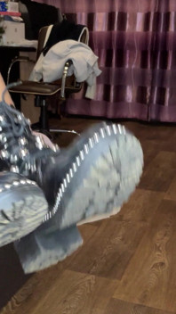 Beautiful Blonde with Beautiful Leather Boots and Sexy Beautiful Legs! I Love Beautiful Boots!