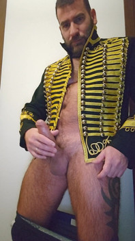 Daddy Huge Cock Masturbating