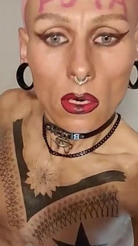 Dirty Bitch Showing Nice Cock and Masturbating