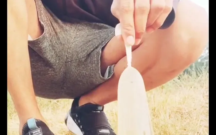 Tani: Morning Walk Cumshot