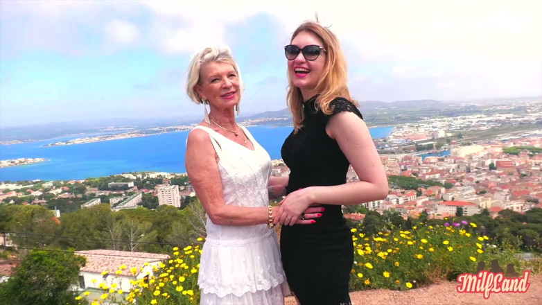 Milf land: Eva, 70-letnia GILF, uprawia seks z Lyną, w wieku 27 lat