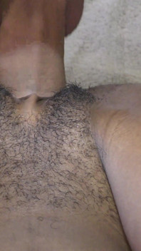 Nice close up interracial creampie with BWC