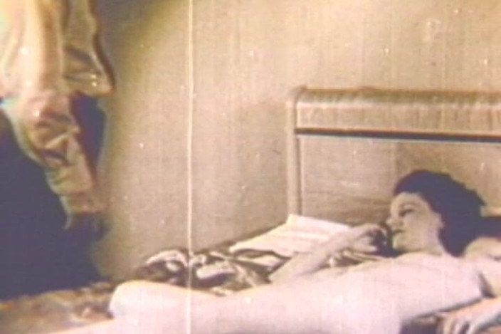 Lovers Of Vintage: Pale Classic Slut Fucks Grandpa in the Bedroom