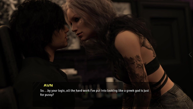 AVN Teller: Move the chains #15 - два готична тату-артистка ділиться великим білим членом