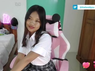 Abby Thai: College girl is ready for her first ever webcam show