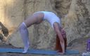 SheryX: Calming Yoga on a Cliff with Gymnastic Bridge