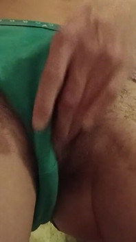 Before Classes in the Bathroom I Jerk off My Hairy Pussy