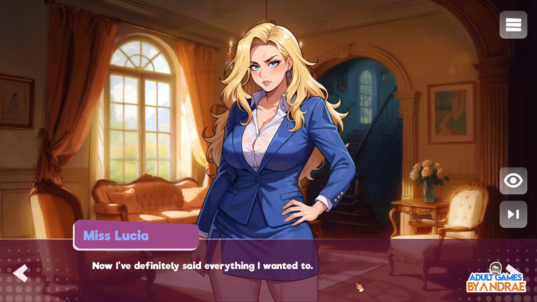 Adult Games by Andrae: Ep10: Ending Scene with Lucia - Getting Inside: Hentai Story