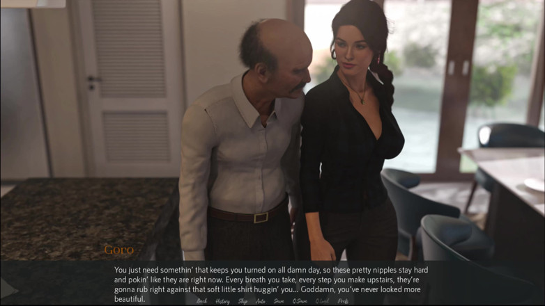 Johannes Gaming: Being a Wife 21 Goro Enjoy Playing with Christines Breast