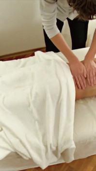 Massage fuck with sensational teen