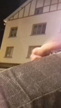 Flashing and Dripping Precum on a Public Bench