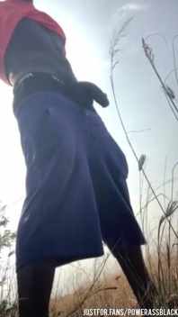 Masturbating Alone Intensely in the Bush
