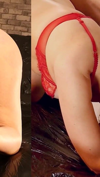 Lolahoop voltou uma terceira vez para um extremo esguicho anal