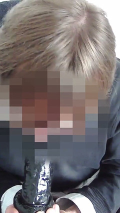 Blonde Sissy Seoul in Leggings Workstyle Sucking BBC Big Dildo (long-form Version) thumbnail