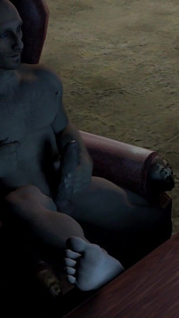 Sexy chlap si honí