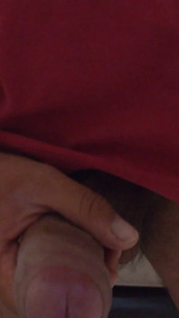 Amateur Hotel Masturbation with a Real Cumshot