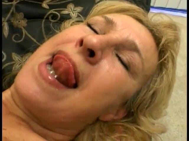First Black Sexperience: Salacious blonde cougar likes to polish the knob while other...