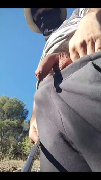 A Flash of My Cock Outdoors, Uncensored Video on My Premium
