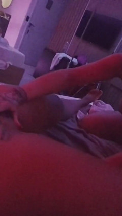 Triple Creampie: Filling the Trans Ass During a Train