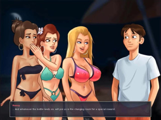 Cartoon Play: Summertime saga part 239 - orgy on beach