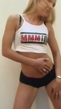 Maria-angel: Hot Teen Blonde Maria Angel Removing Clothes