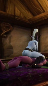 Muž svázán, aby na něm mohl jezdit: Porno parodie Warcraft
