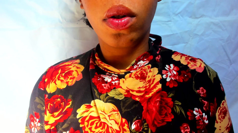AnalEbony: Fetiche de labios, cuenta regresiva para correrse!