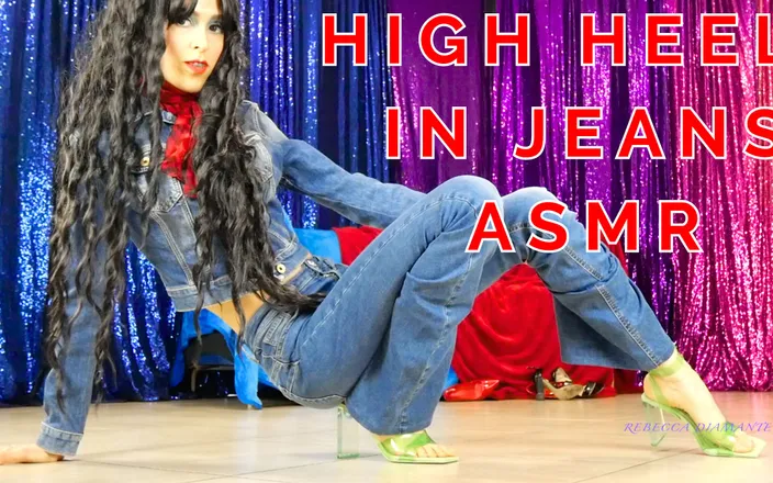 Rebecca Diamante: Walking in High Heels and Jeans Asmr