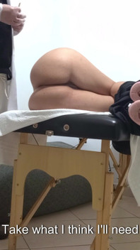 Anal Examination Performed by a Real Proctologist.
