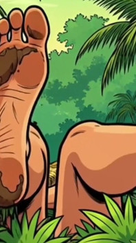 Corno da selva. Enquanto o marido estava procurando a selva, o negro estava fodendo sua esposa branca
