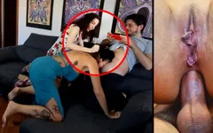 Extremo amador anal pornô: I Cum Twice in the Ass of a MILF em Front of Her Best Friend - Full Lenght