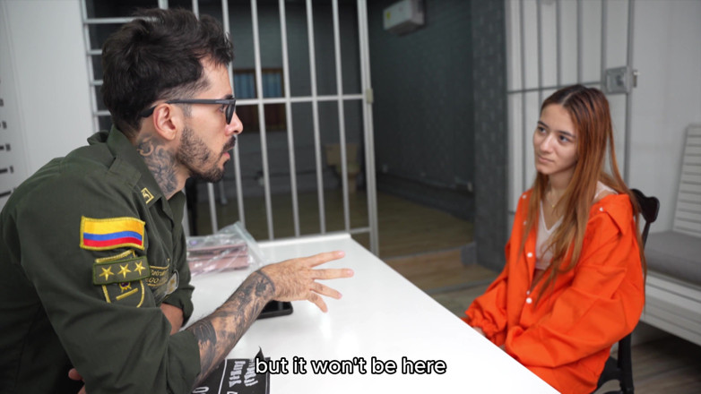 MIKEZANDER01: Teen Girl with Small Tits Does Anal on a Jail...