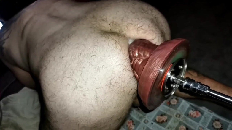 Fuck machine massaker: Pieprzona maszyna duży dildo mandrake Xl Sinnovator pełne wstawianie