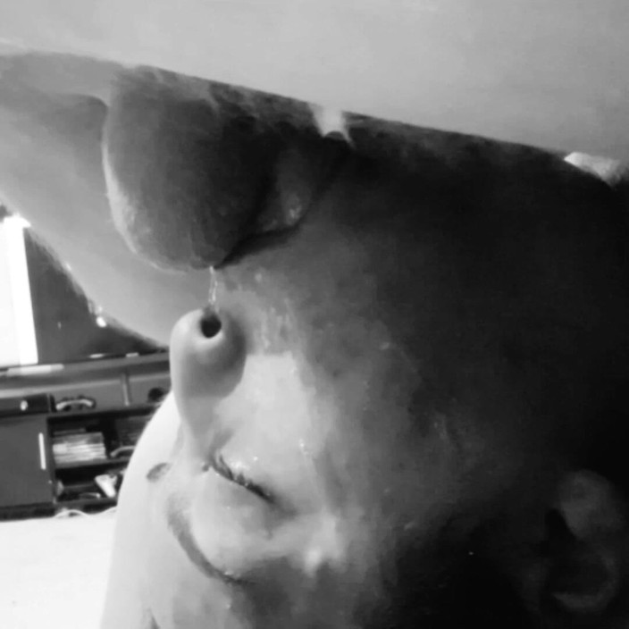 Sandn420: Mordaza en mi puta polla