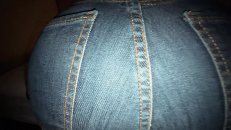 Secret Latina: Tight Jeans - Dry Humping My Roommate’s Big Ass