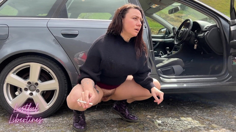 Lustful Libertines: Stranger Catches Me Peeing, Smoking &amp; Masturbating in My Car