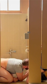 Group Fun in the Gym Bathroom