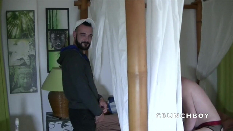 Raw French Bad boys: Leo used by scally lad in a jockstrap