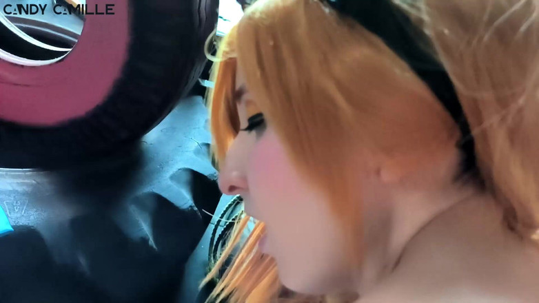 Candy Camille: Gadget gerçek bir yarak almaya hazır